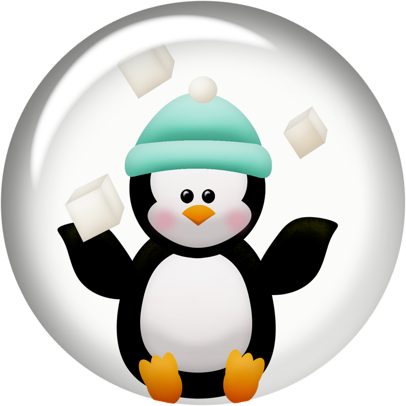 Download - Pinguino Bebe En Caricatura (819x819), Png Download