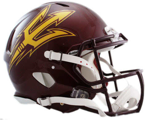Arizona Sun Devil Helmets (475x429), Png Download