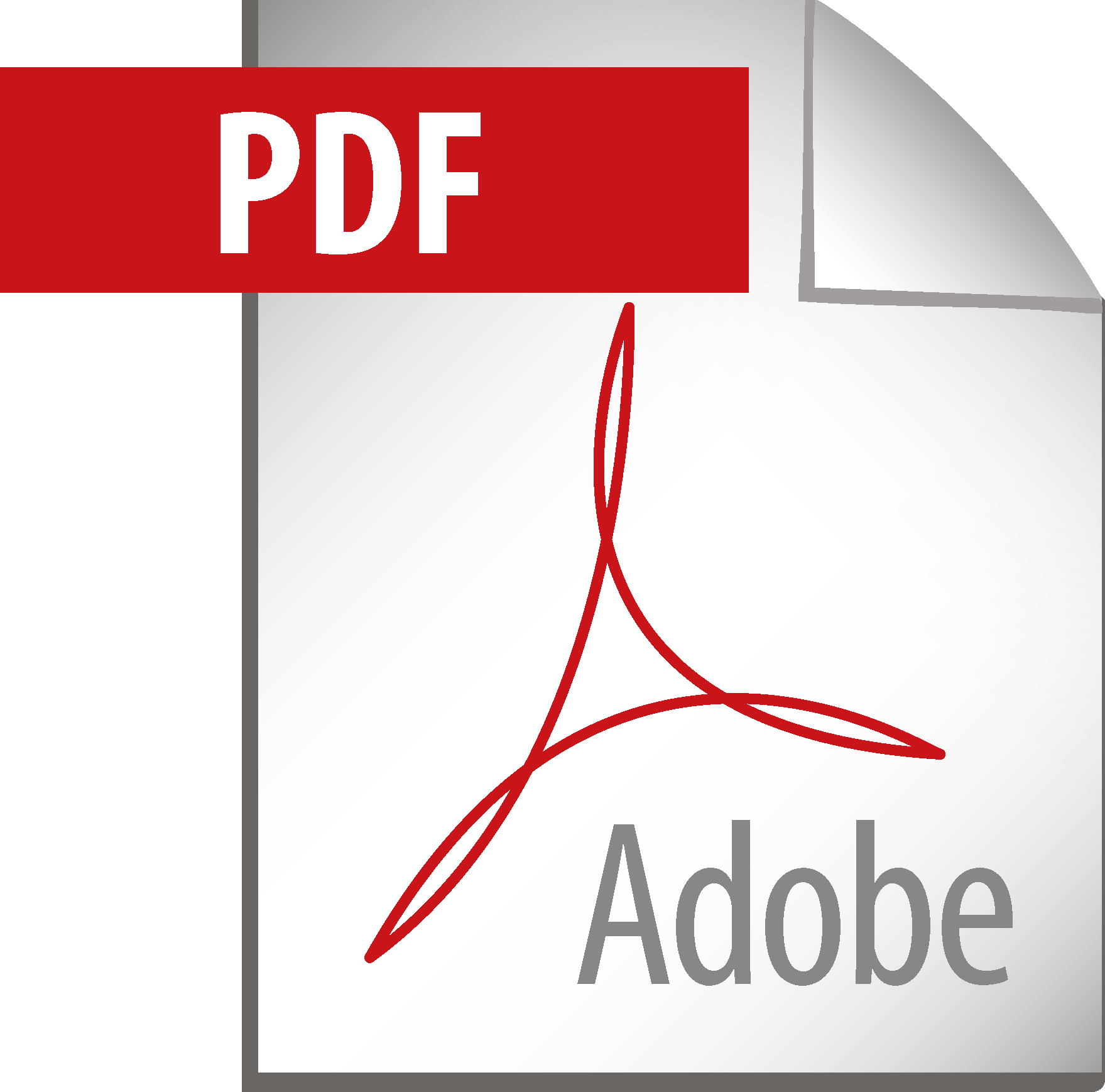 Adobe Pdf Logo - Pdf File Icon Vector (1759x1738), Png Download