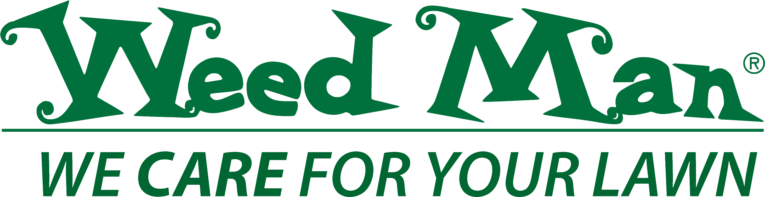 Weed Man Updated Logo - Weed Man Logo (3013x882), Png Download