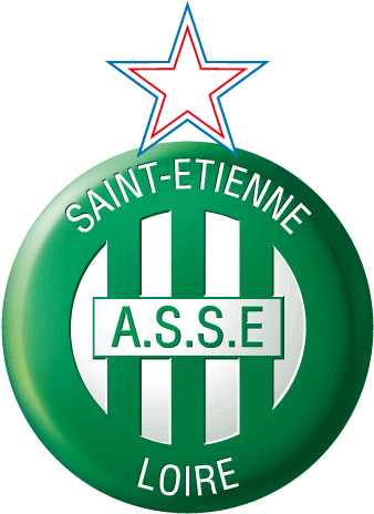 As Saint Etienne Paris Saint Germain - Logo St Etienne (346x471), Png Download