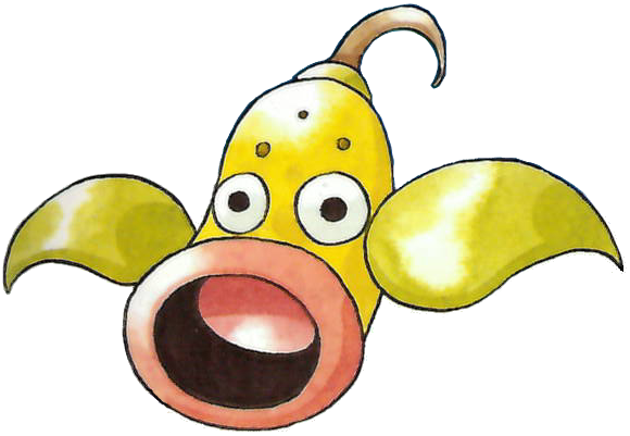 Weepinbell Pokemon Red And Green Official Art - Pokemon Bell (580x401), Png Download