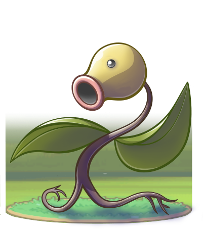Bellsprout - Blumen Pokemon (400x500), Png Download