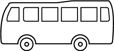 Bus, Vehicle, Journey, Public Transportation, Transport - Minibus (800x800), Png Download