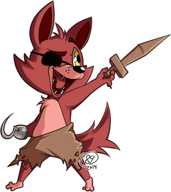 Every Saturday You Go To A Pizzeria Names Freddy Fazbeares, - Five Nights At Freddy's Cute Foxy (474x532), Png Download