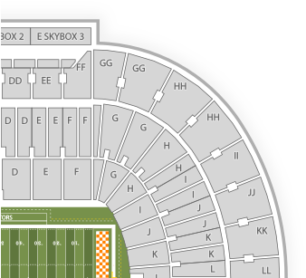 Neyland Stadium Seating Chart Png