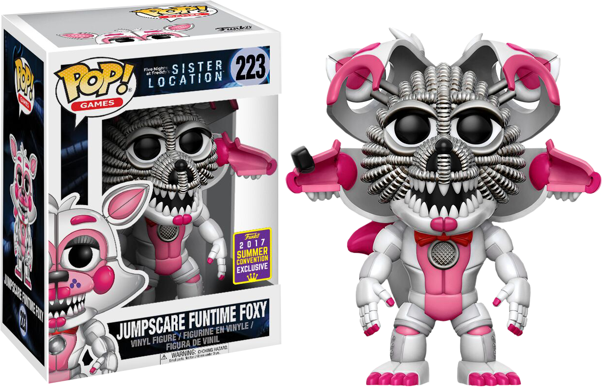 Five - Funtime Foxy Pop Figure (1234x797), Png Download