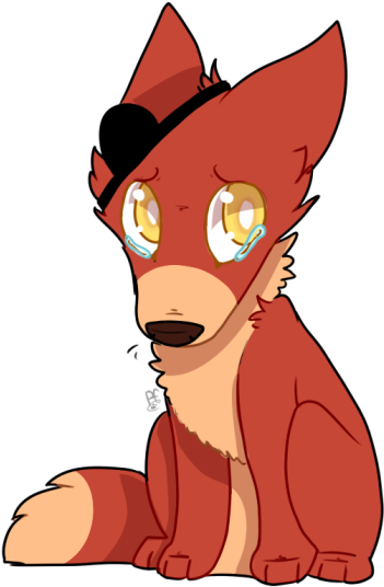 Five Nights At Freddy's - Foxy Crying Fnaf (500x642), Png Download