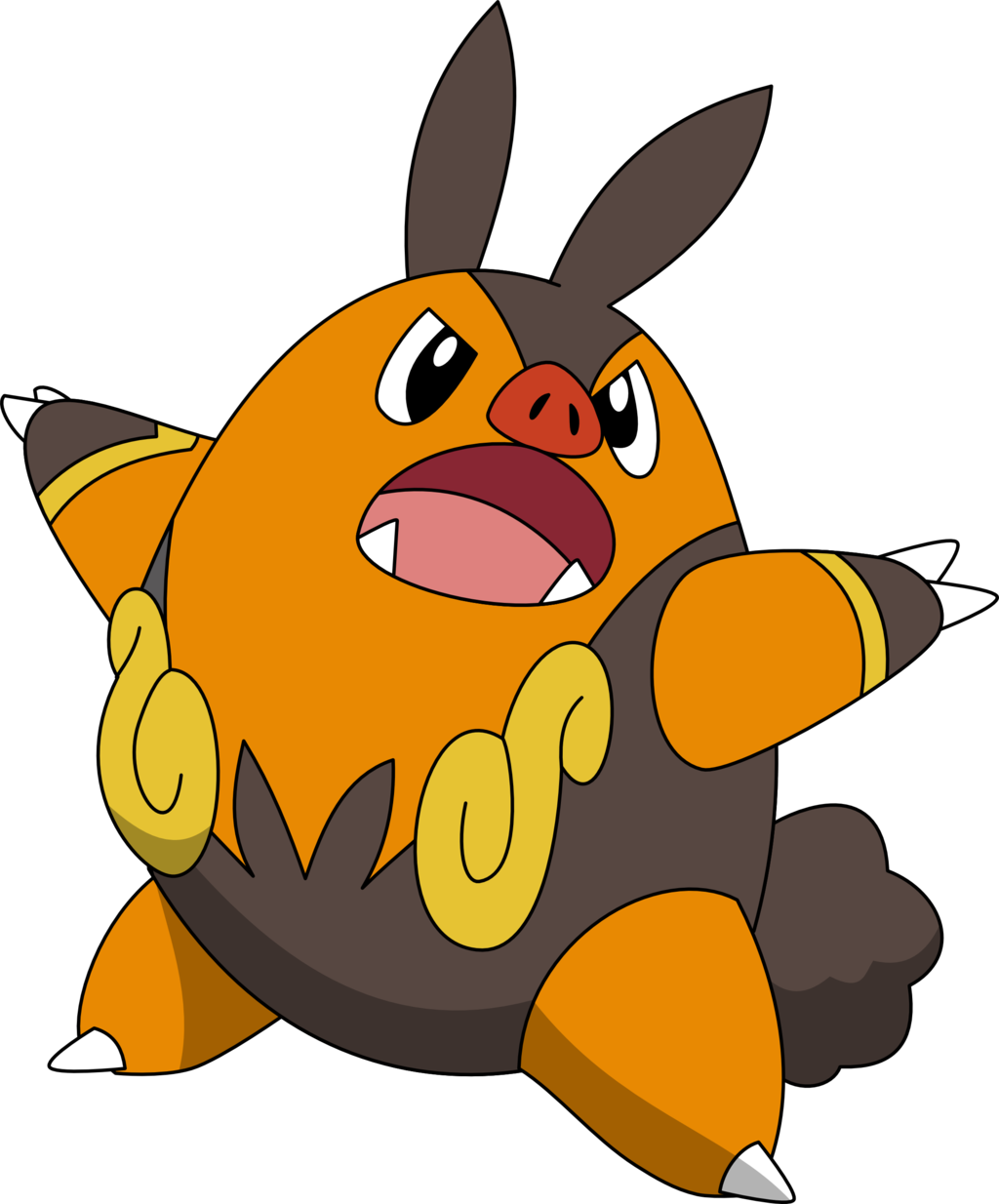 Important Notice Pokemon Shiny-pignite Is A Fictional (664x800), Png Download