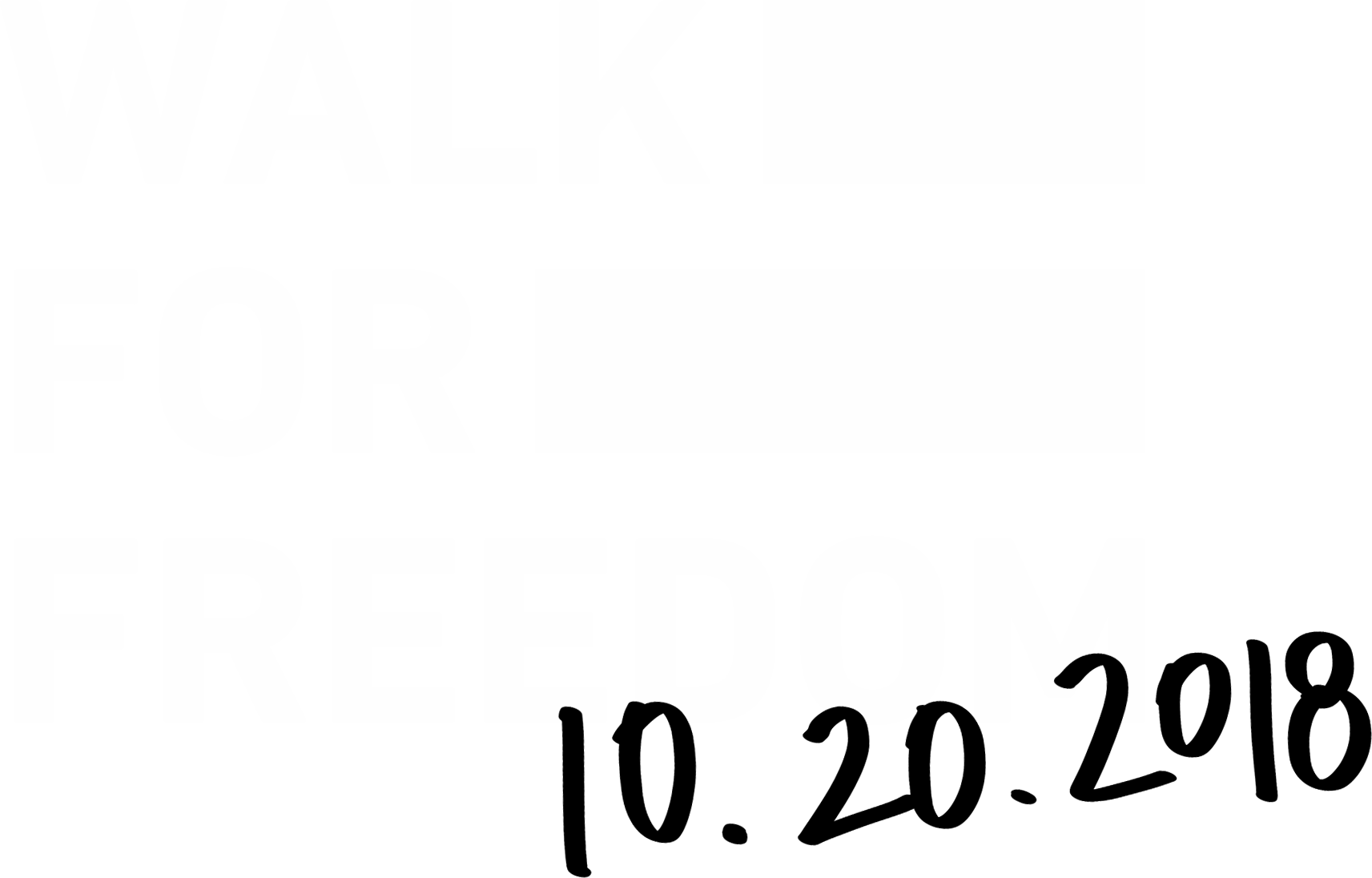 Walk For Freedom 2018 (1713x1096), Png Download