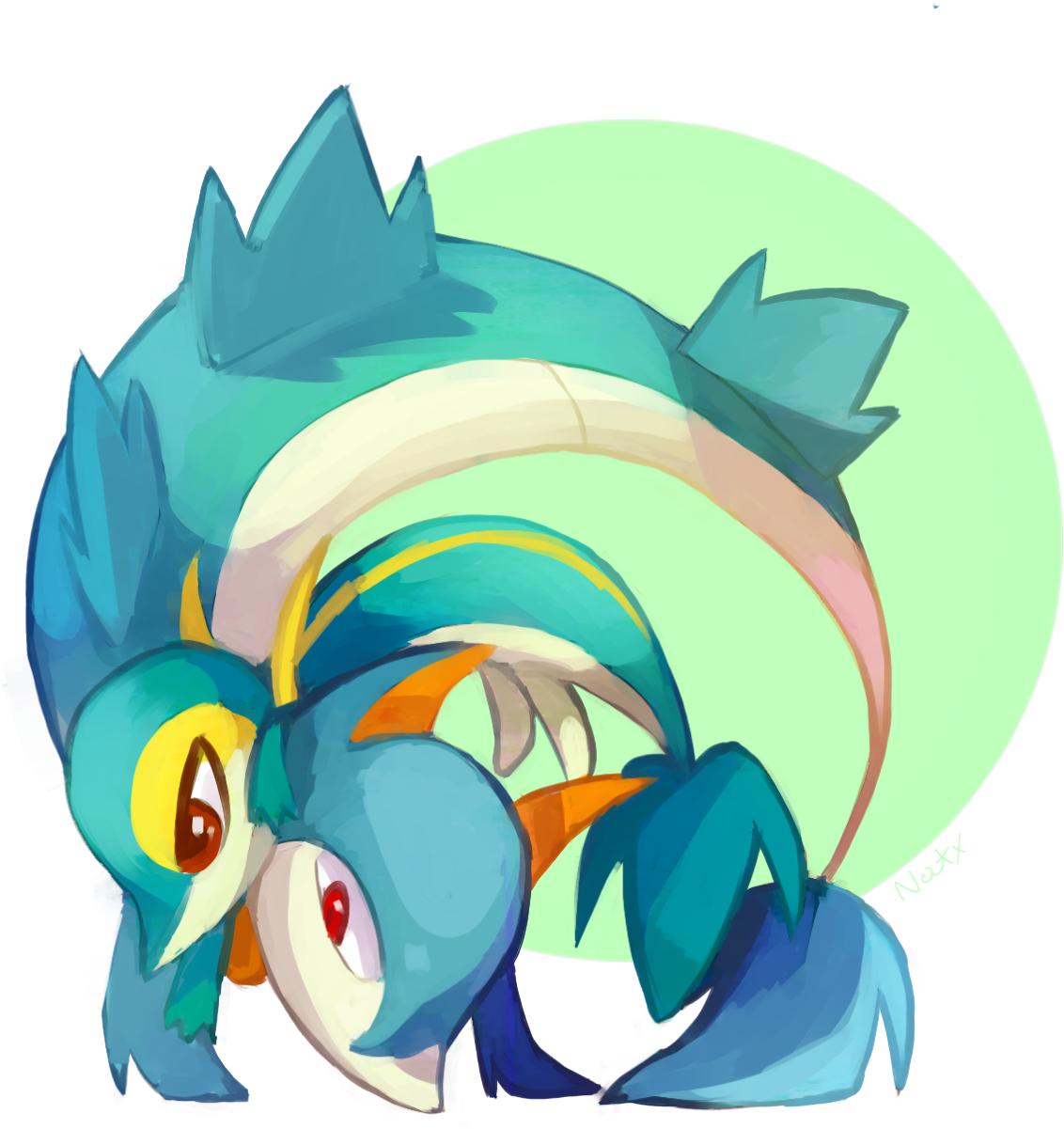 • Pokemon My Art Tepig Pignite Snivy Oshawott Servine - Oshawott Art (1280x1230), Png Download