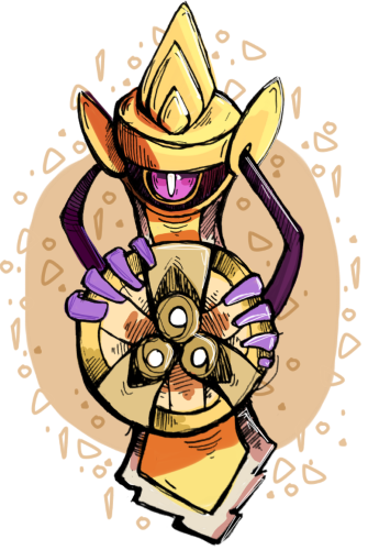 Aegislash By Tikitik - Cartoon (335x500), Png Download