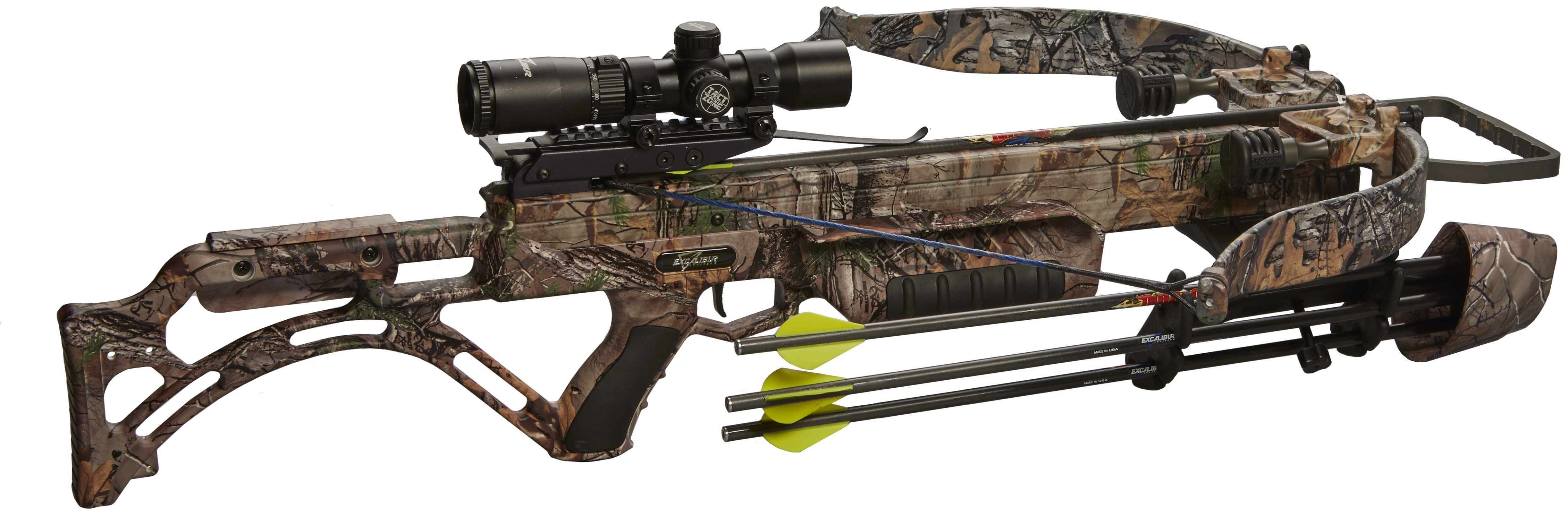 Bulldog 400 Realtree Xtra - Excalibur Crossbow Matrix Bulldog 400 4400 Crossbow (5257x2122), Png Download