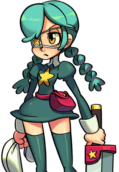 Annie - Skullgirls Annie (640x720), Png Download