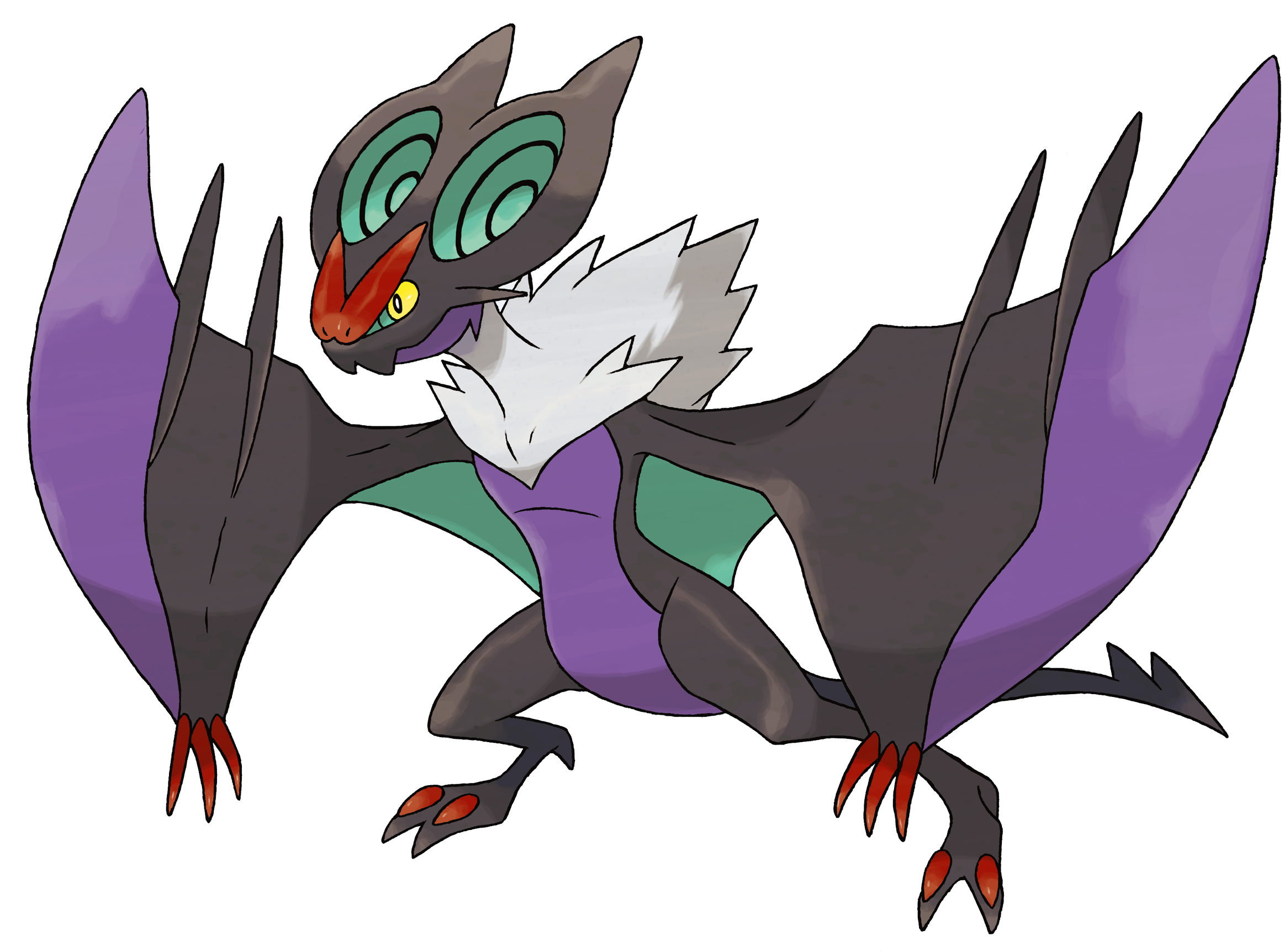 Noivern - Pokemon Noivern (2405x1765), Png Download