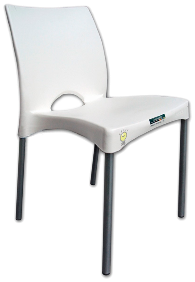Silla Garden Life Boston Plastica Blanco F900000 - Fauteuil (1200x1200), Png Download