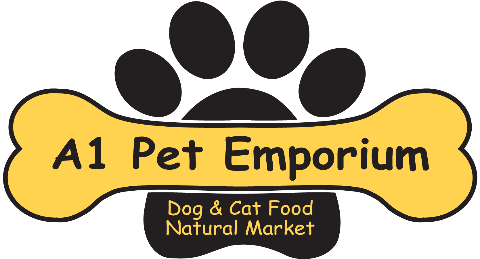 Only The Best - A1 Pet Emporium Logo (1800x1200), Png Download