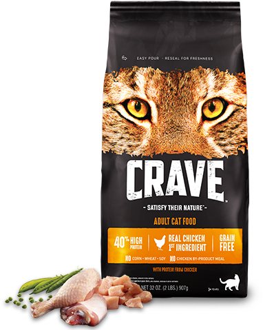 Hero Header Desktop - Crave Cat Food (385x500), Png Download