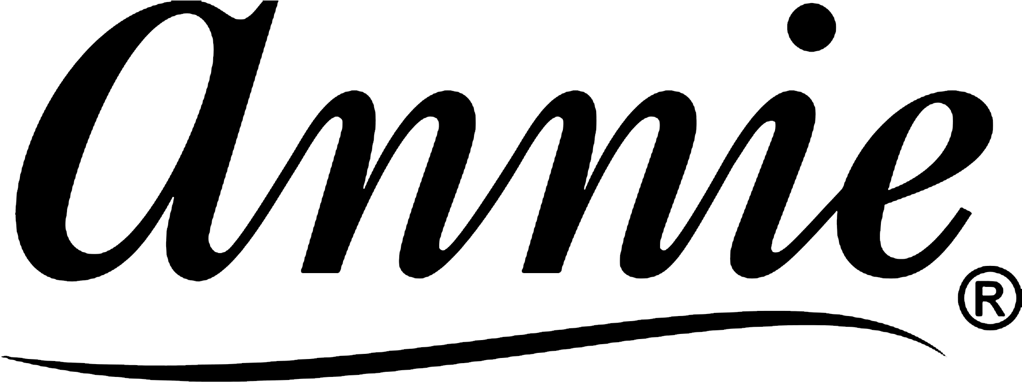 Annie Logo Blk - Annie Processing Caps Clear Large 30 Pack 3542 (2000x857), Png Download