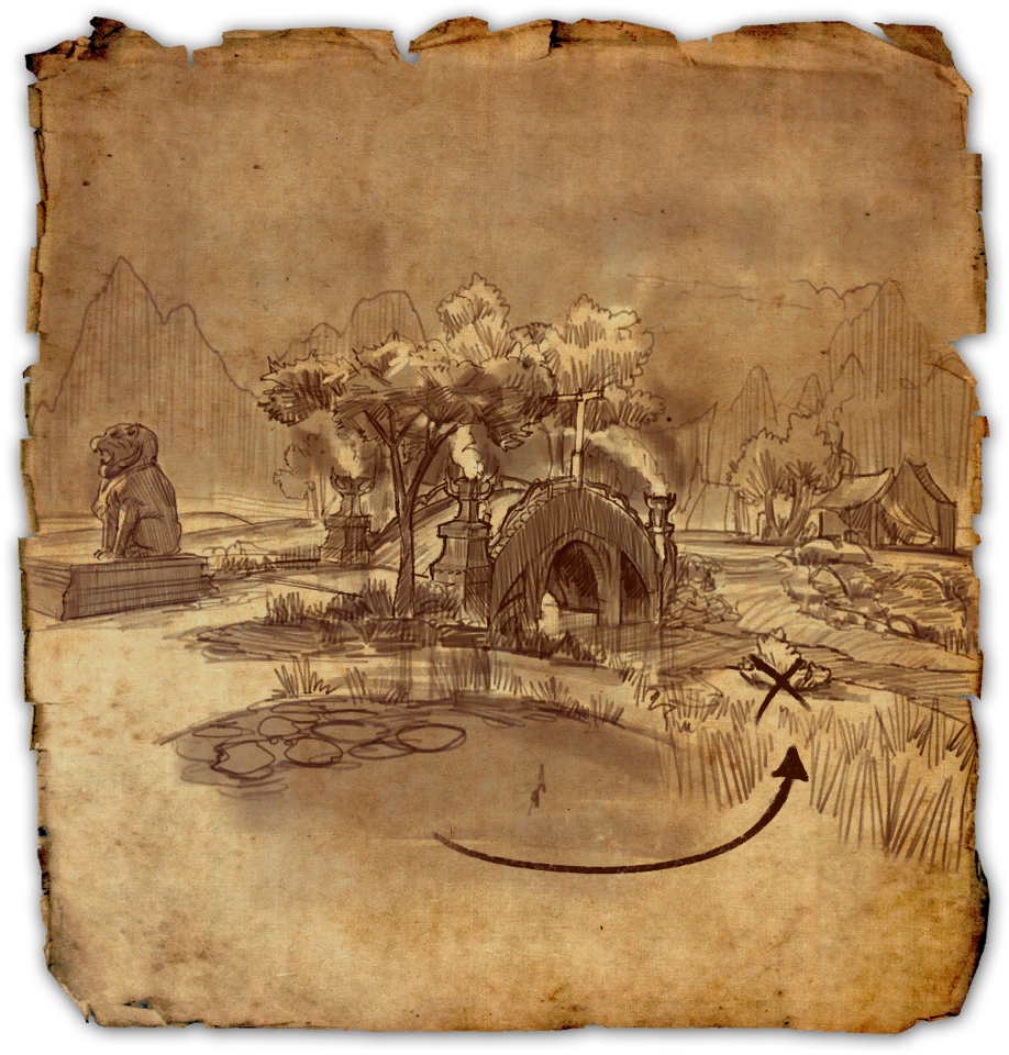 Reaper's March Ce Treasure Map - Eso Hew's Bane Treasure Map 1 (1024x1024), Png Download