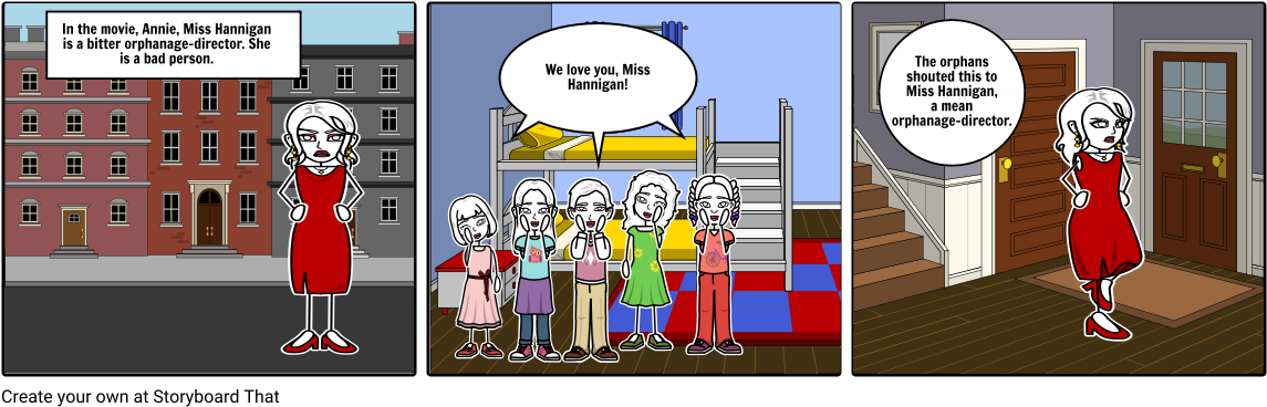 Annie - Storyboard (1164x385), Png Download