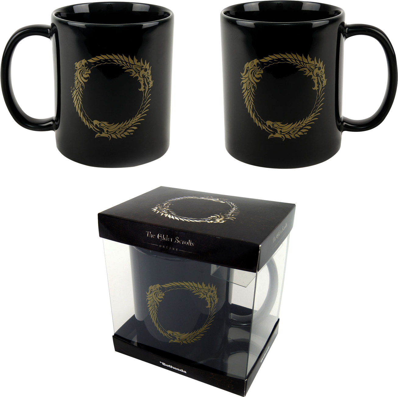 The Elder Scrolls Online Mug Ouroboros - Mug The Elder Scrolls Online Ouroboros (600x600), Png Download