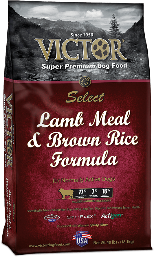 Lamb Meal & Brown Rice Formula - Victor Dog Food Lamb (540x920), Png Download