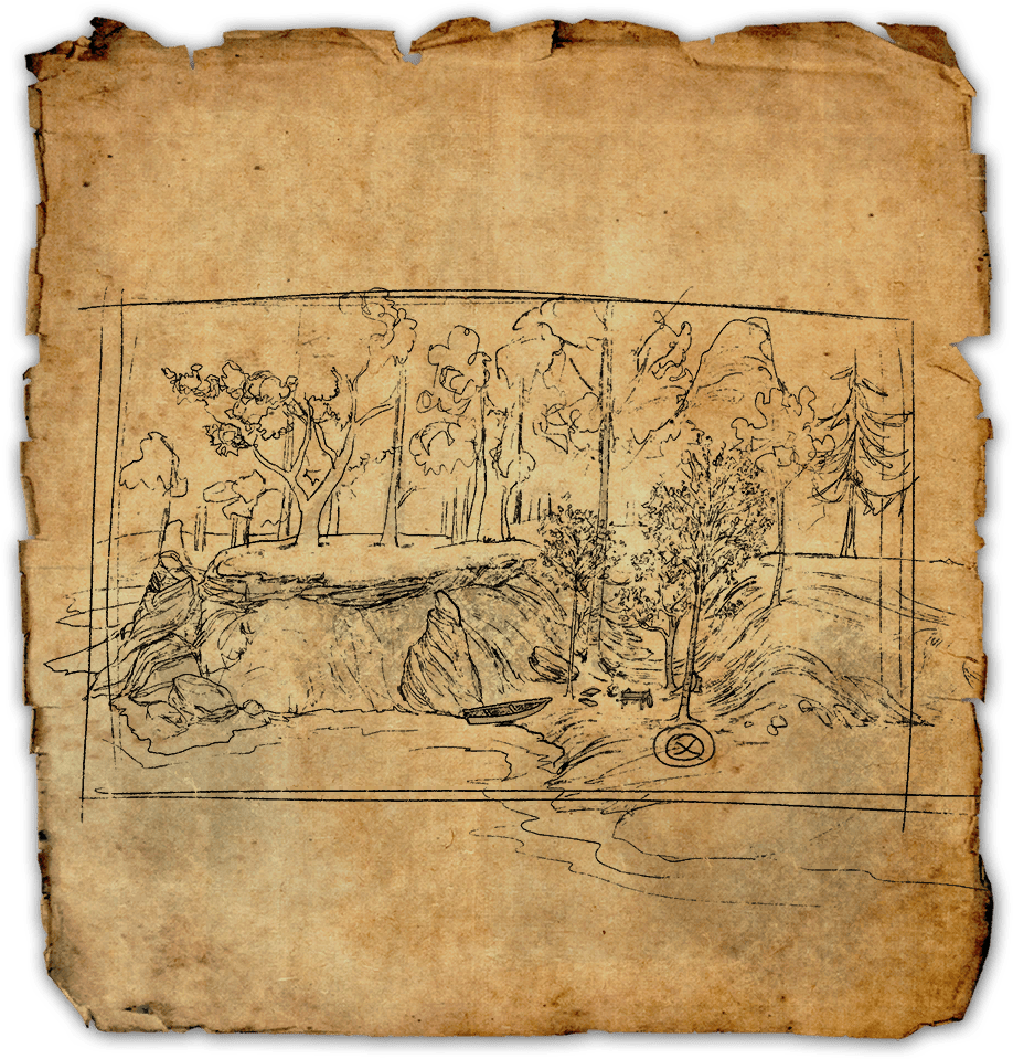 Iii Rift Treasure Elder Scrolls Picturesque Png Iii - Elder Scrolls Treasure Map (1024x1024), Png Download