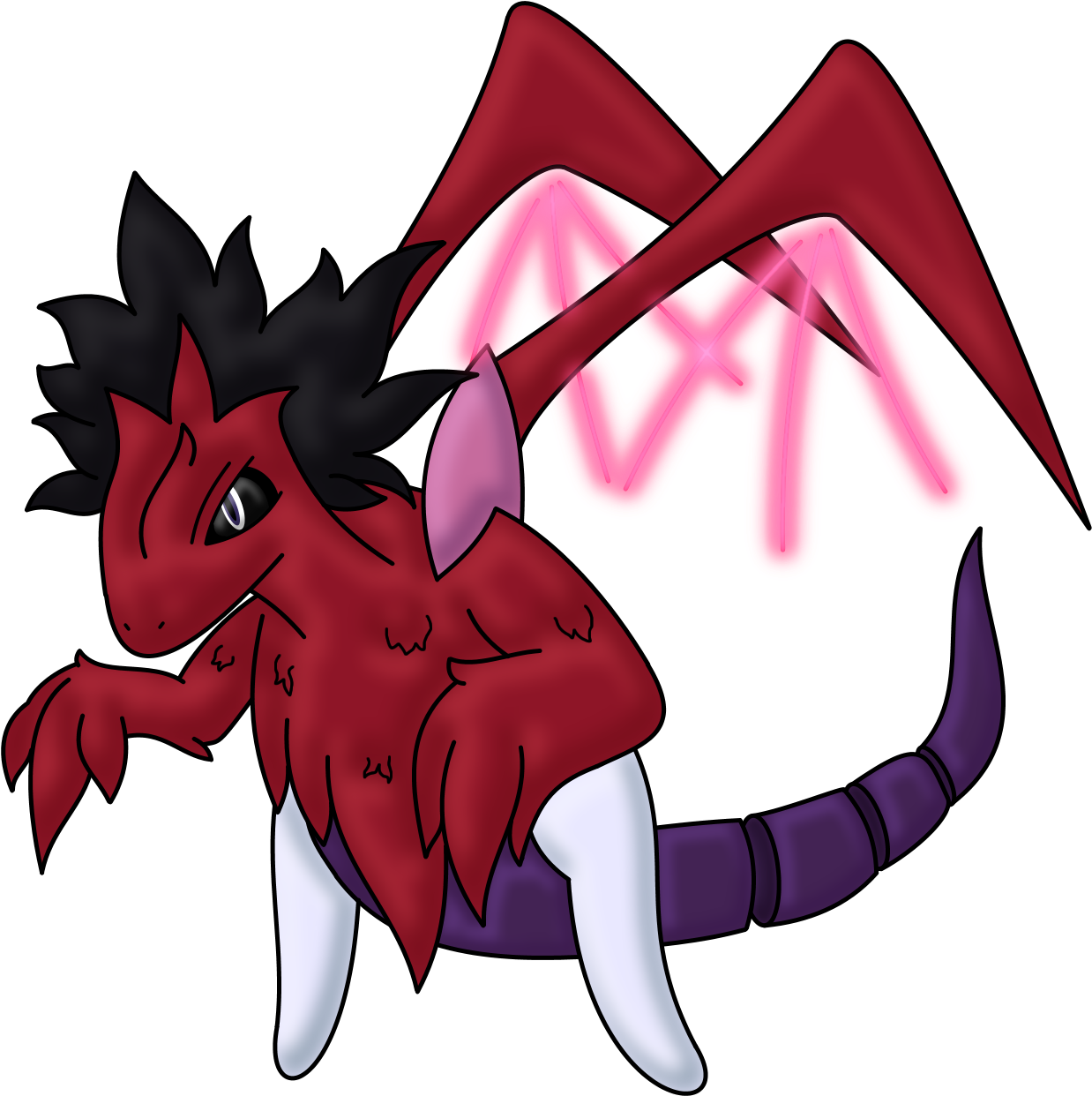 Sinnohian Hydreigon - Cartoon (1300x1300), Png Download