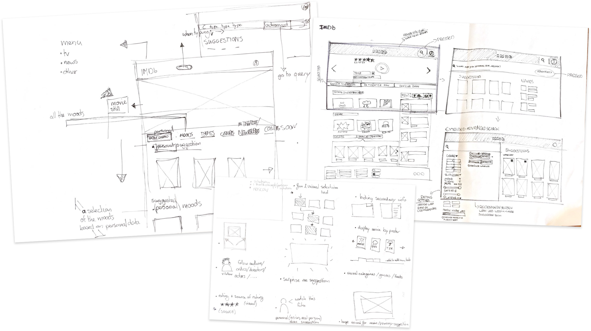 Exploration Sketches For A Final Design - Design (2625x1338), Png Download