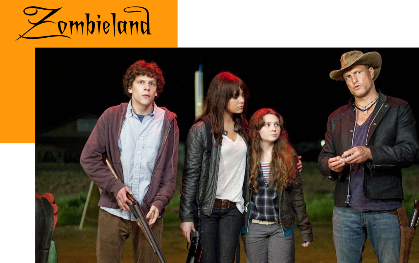 Horror Comedies That Are A Scary Good Time Lolo Loves - Zombieland Jesse Eisenberg (1600x900), Png Download