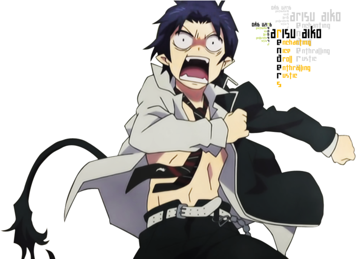 Ao No Exorcist Okumura Rin (900x506), Png Download