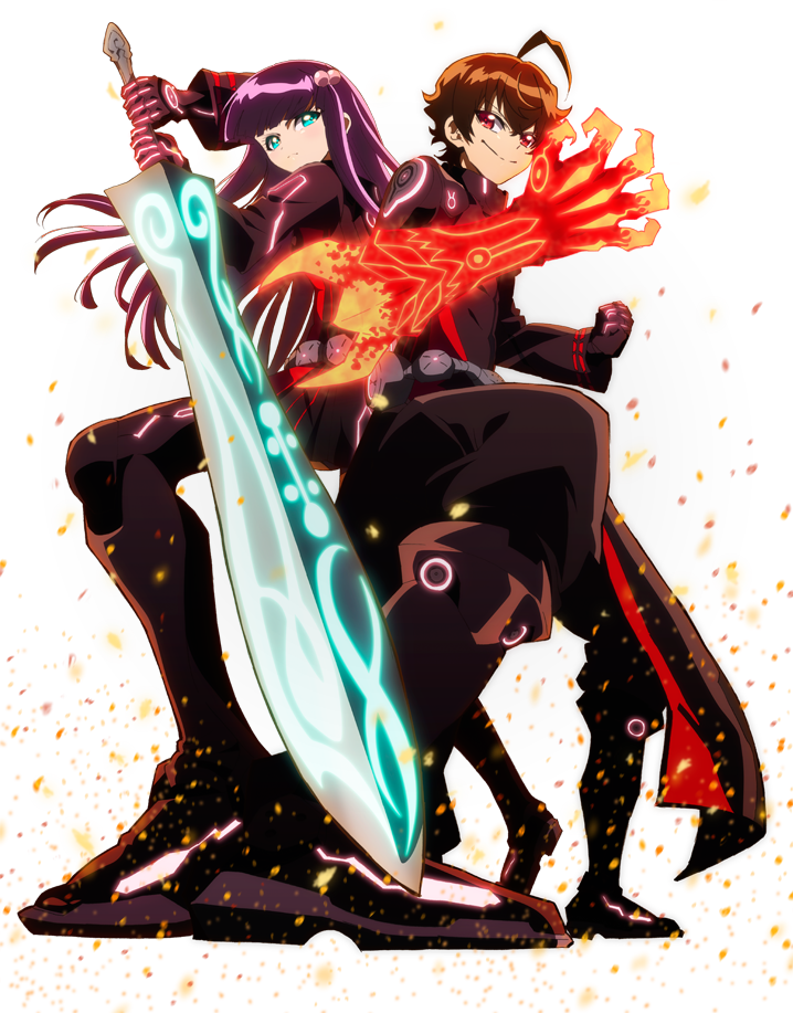 Twin Star Exorcists - Twin Star Exorcists Anime Cast (718x917), Png Download