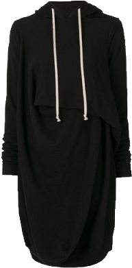 Asymmetric Oversized Hoodie - Dress (400x400), Png Download