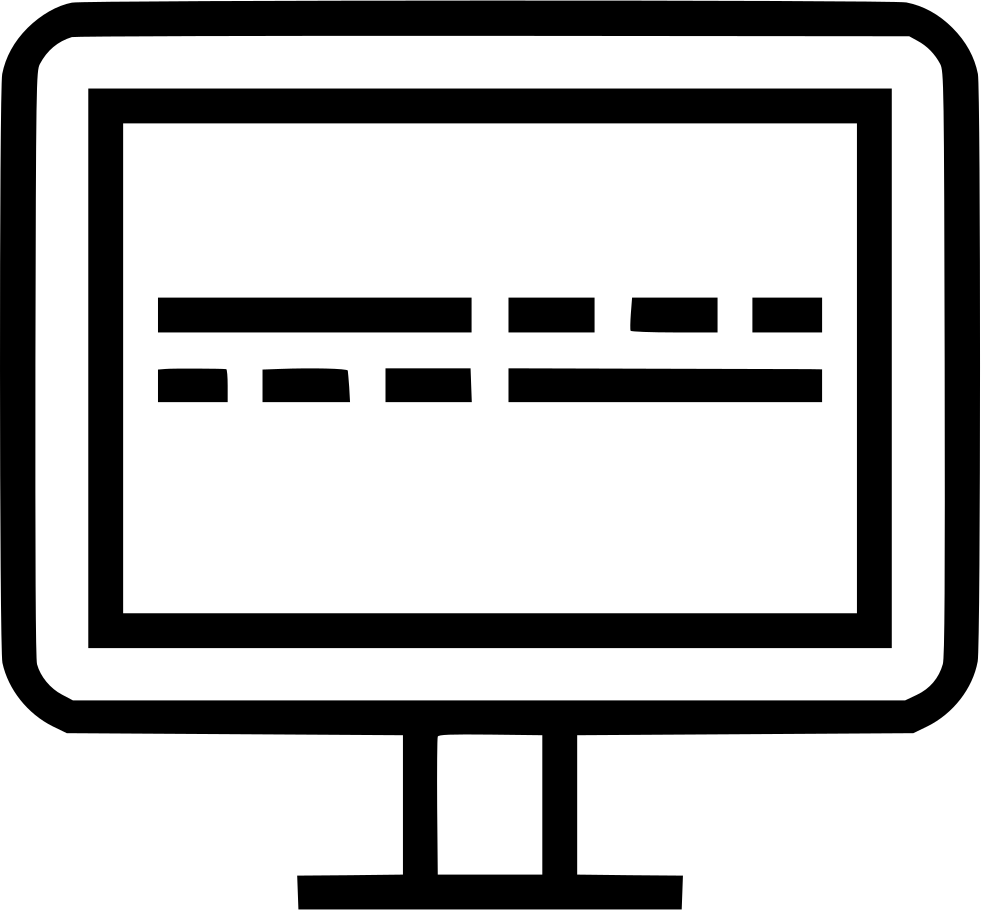 Life Monitor Signal Flat Line Comments - Computer Monitor (981x910), Png Download