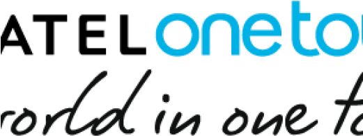 Alcatel Logo Png - Alcatel One Touch (520x245), Png Download