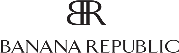 Banana Republic - Sort - Banana Republic Eyewear Logo (800x800), Png Download