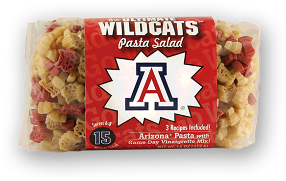 Arizona Wildcats Pasta Salad - University Of Arizona (600x450), Png Download