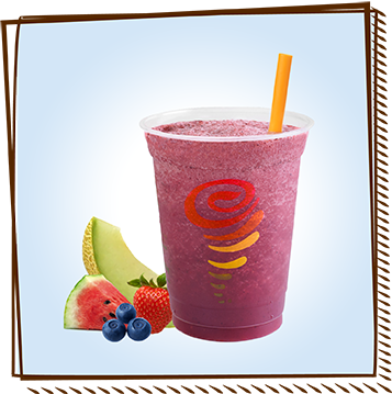 Image - Greek Sunset Jamba Juice (357x359), Png Download