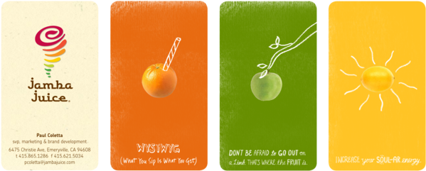 Jamba Juice Brand Design By Wonderful , Via Behance - Jamba Juice (600x251), Png Download