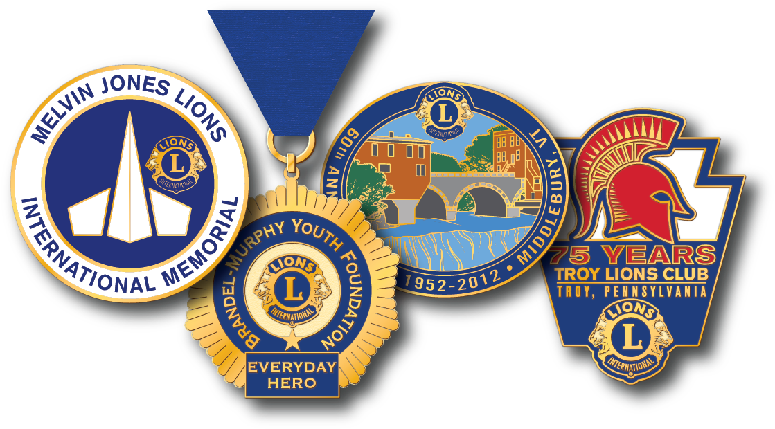 Lions Club - Emblem (1128x697), Png Download