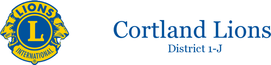 Cortland Lions Club - Lions Club New Logo (1038x250), Png Download