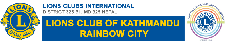 Lions Club Of Kathmandu Rainbow City Logo - Lions Club International (784x220), Png Download