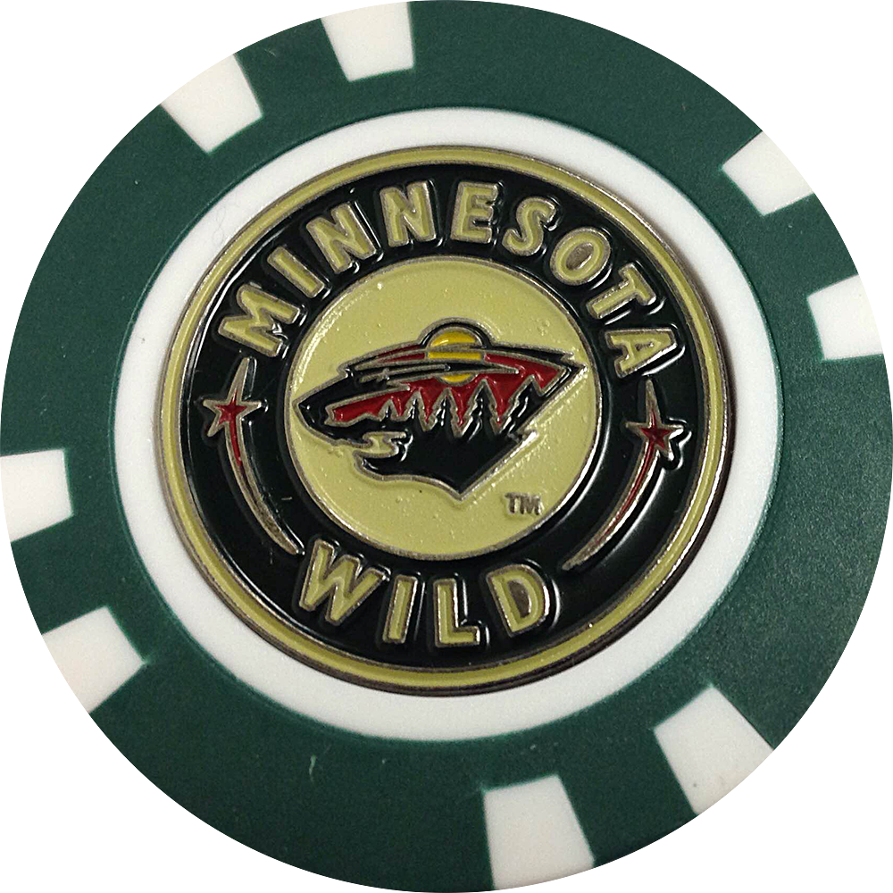 Golf Ball Marker Nhl Minnesota Wild - Minnesota Wild Logo (1000x1000), Png Download