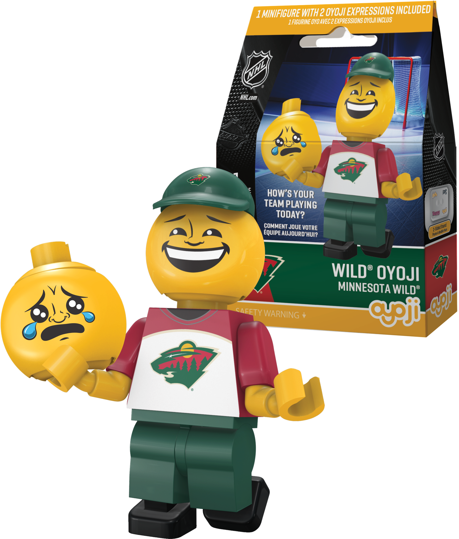 Oyo Sportstoys Minnesota Wild 0 Blind Character Pack (1667x2083), Png Download