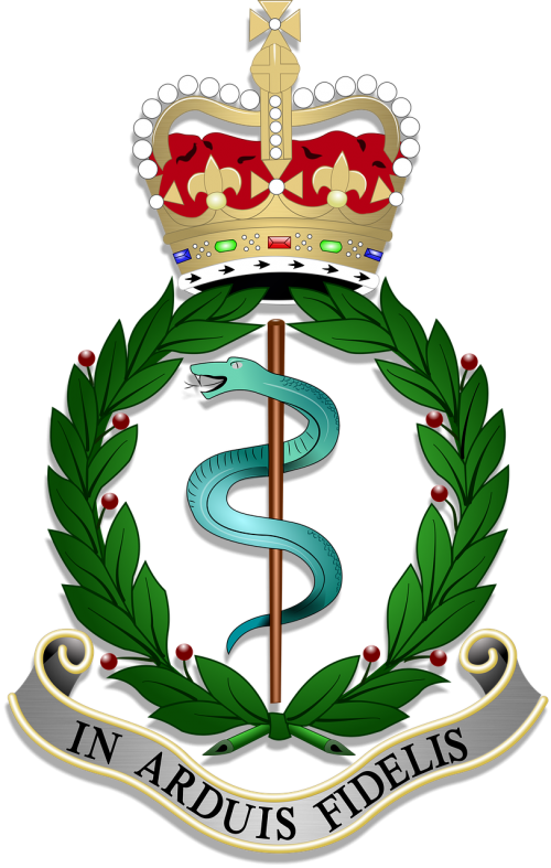 Britain,nato,cap - Royal Army Medical Corps Crest (500x787), Png Download