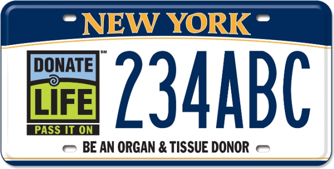 New York Army License Plate (665x450), Png Download