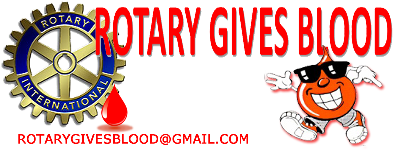 Rotary Gives Blood - Rotary Club Blood Donation (800x300), Png Download
