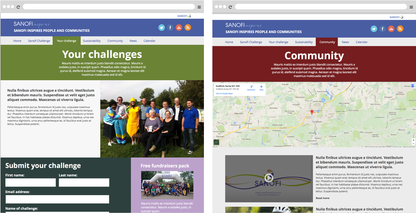 Sanofi Inspires - Web Page (1440x810), Png Download