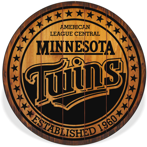 Minnesota Twins Barrel Top Sign - Minnesota Twins Mlb Logo Hitch Cover (498x486), Png Download